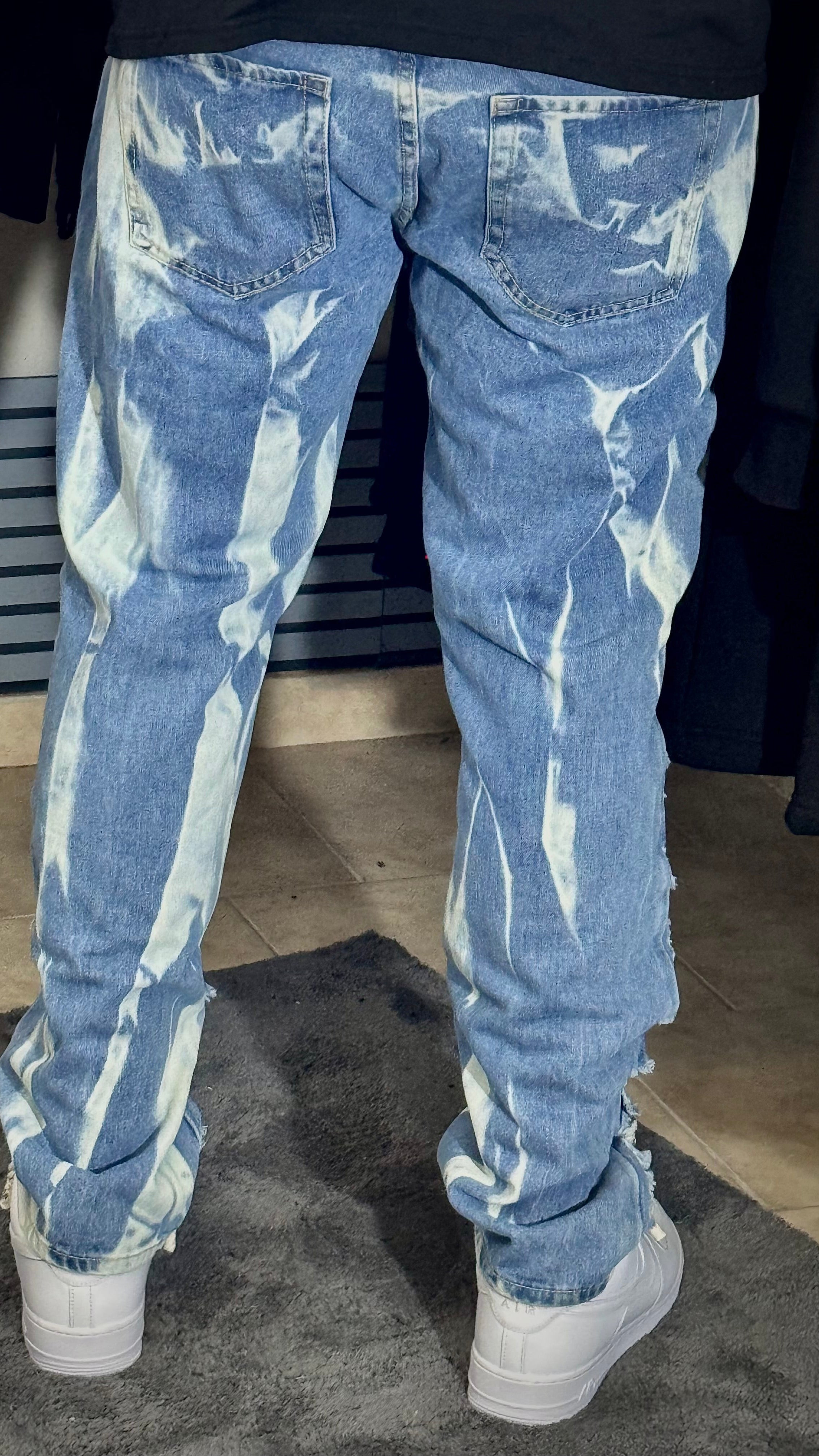 JEANS STRAPPO CHIARI