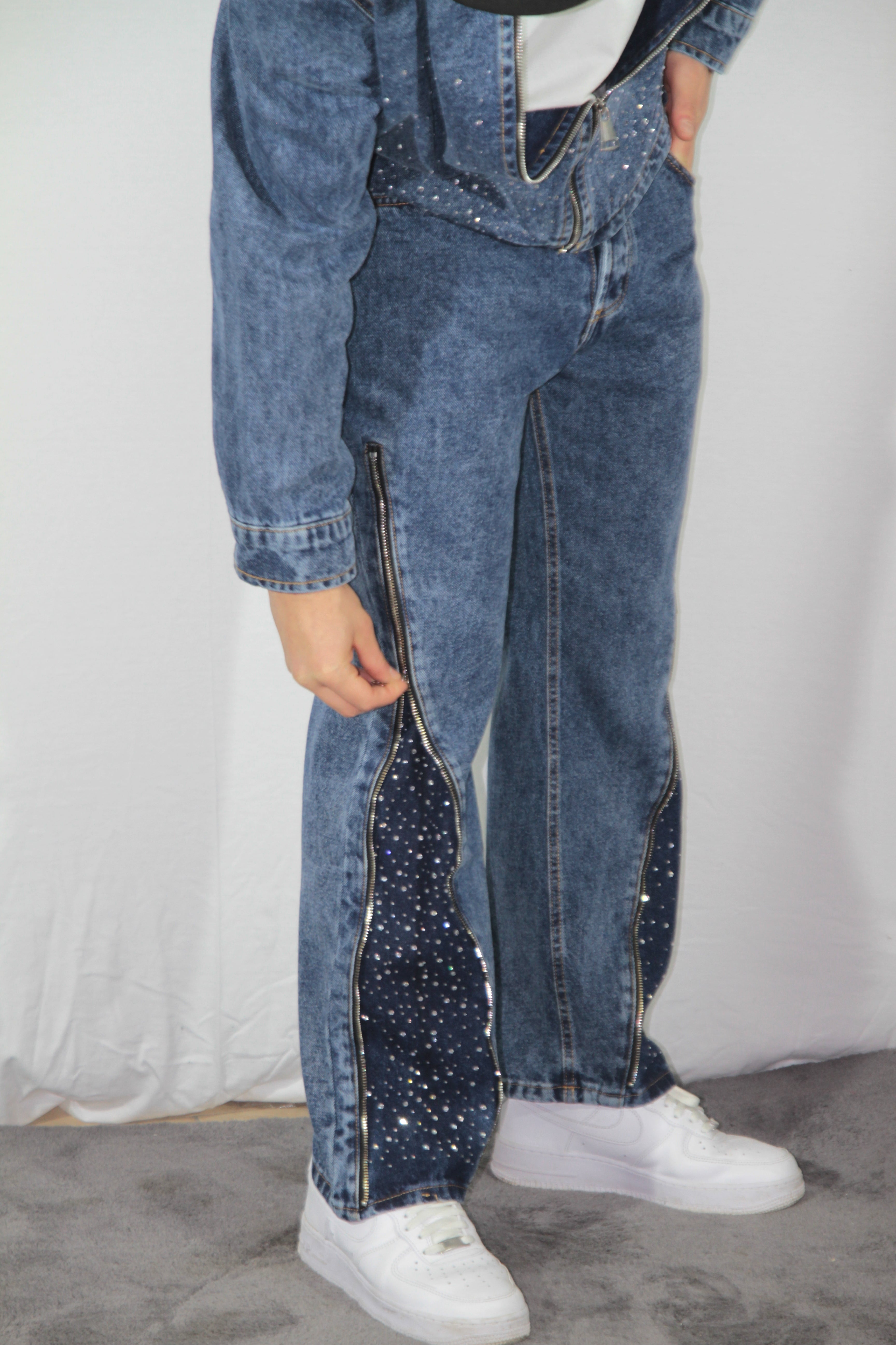 COORDINATO DENIM CRYSTAL CHIARO