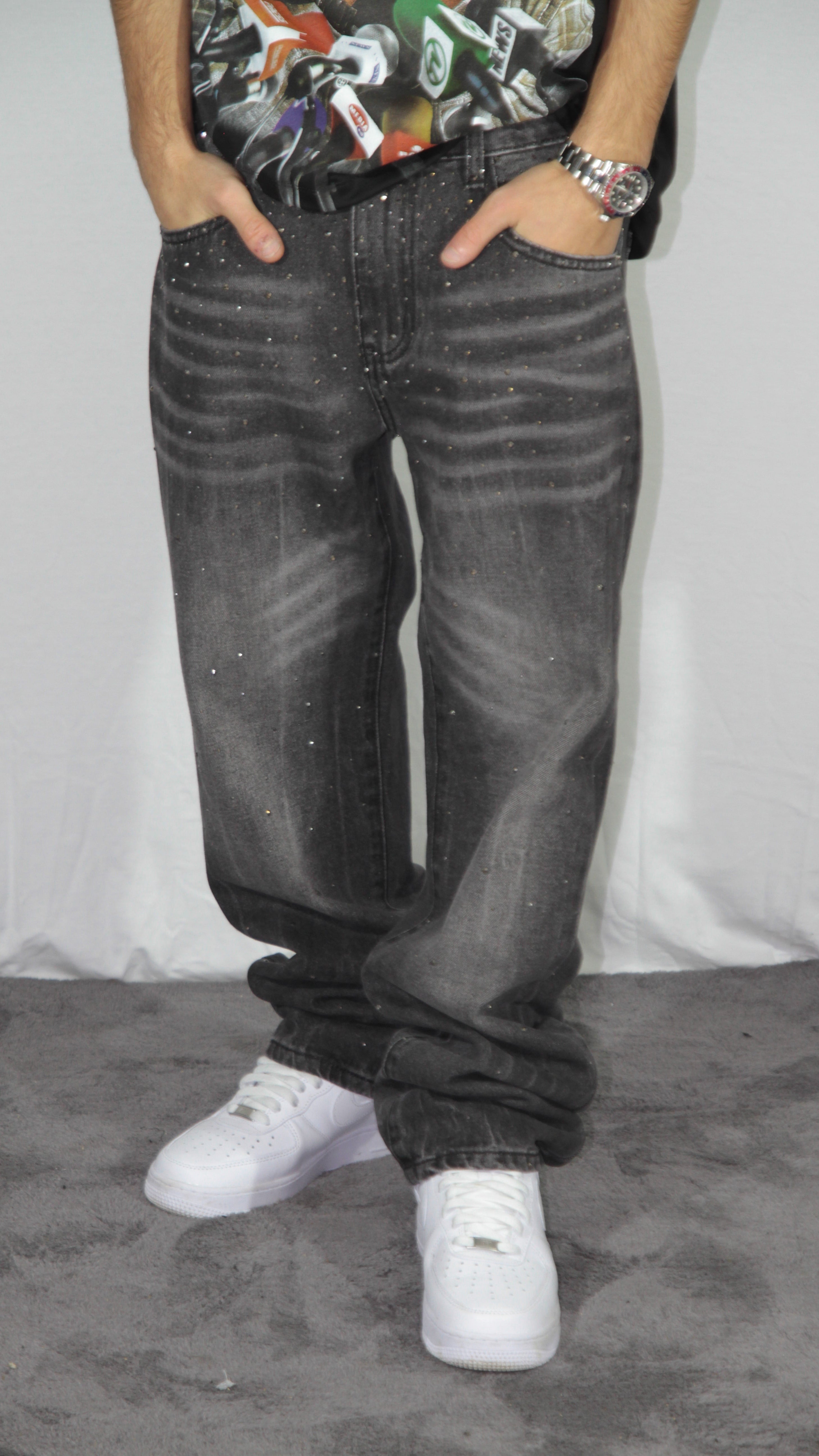 PANTALONE JEANS CRYSTAL